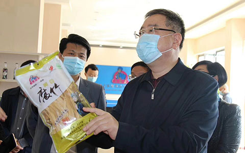 天津市人大副主任来宣恩县调研企业复工复产工作